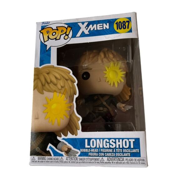 FUNKO POP MARVEL POP! LONGSHOT, SUPERHERO, COMIC, Bobblehead Figurine - Picture 1 of 6